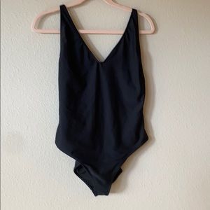 Black One Piece Swimsuit